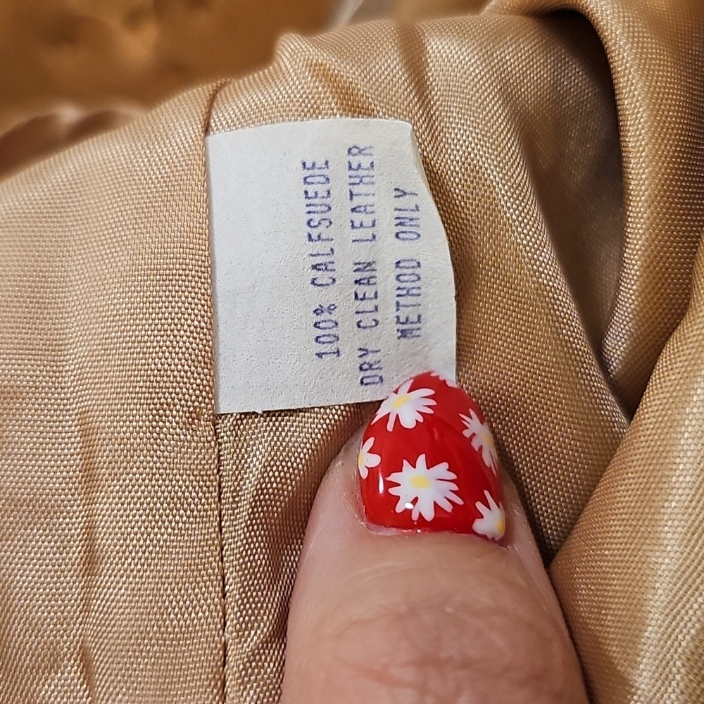 Double D Ranchwear 100% Calf Suede Western Jacket Studded XS - Picture 9 of 9